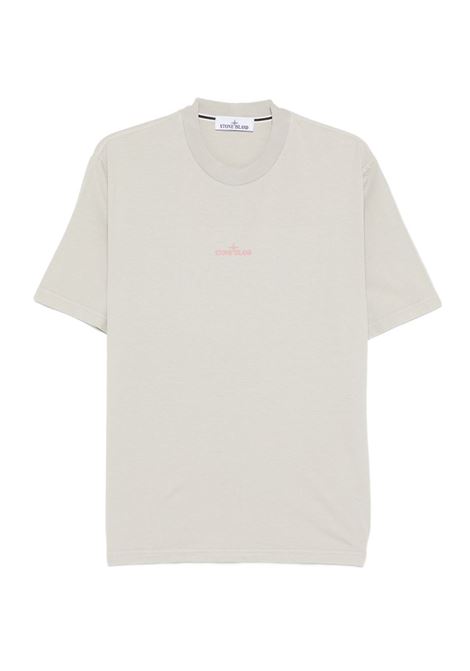 2100001 t-shirt man pearl grey STONE ISLAND | L1S15 2100001 S0374V0061